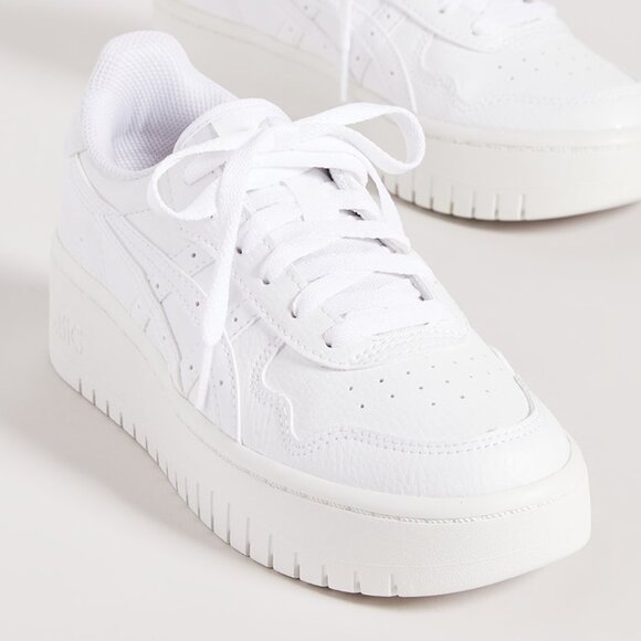 ASICS Platform Japan Sneakers, White, Size 8 - Picture 1 of 6